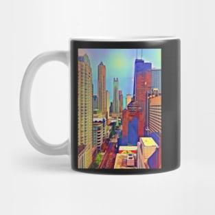 Michigan Avenue in Chicago Mug